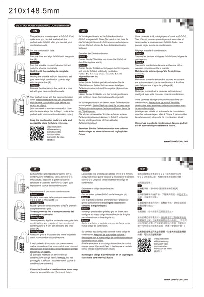 コンビネーション南京錠